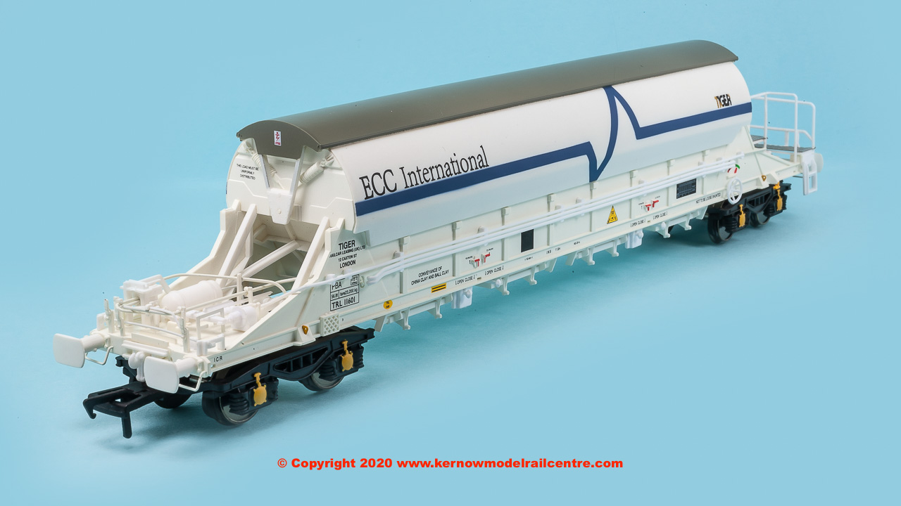 E87010 EFE Rail PBA TIGER China Clay Wagon number TRL 11601 in ECC International (white) livery and pristine finish